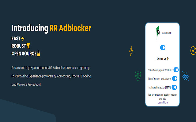 RR Adblocker chrome extension