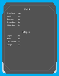 Blue Sparrow Cafe menu 2