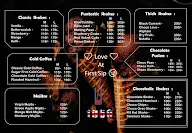 The London Shakes menu 2