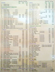 Purani Dilli Restaurant menu 1