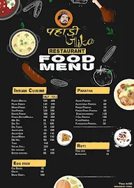 Pahadi Zaika menu 2