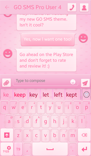 免費下載個人化APP|粉红色的斑点键盘 app開箱文|APP開箱王