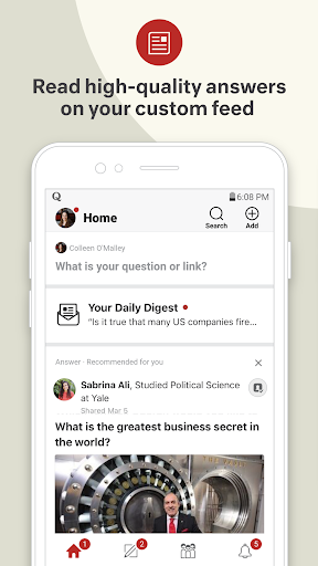 Screenshot Quora: the knowledge platform