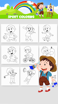 Olahraga Mewarnai Apk 1 0 Permainan Pendidikan Gratis Android Screenshot
