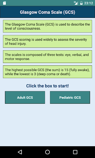 Glasgow Coma Scale GCS