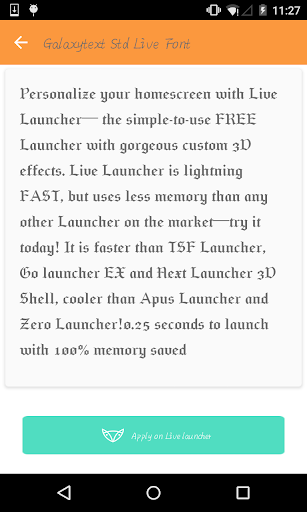 Gothic font 1 - Live Launcher