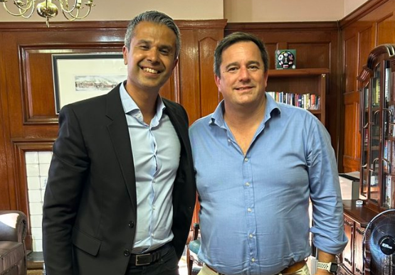 DA leader John Steenhuisen met with Dr Aseem Malhotra this week.