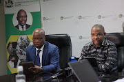 KZN education MEC Kwazi Mshengu (right) and head of department Nathi Ngcobo have released a report on Grosvenor Girls' High School.