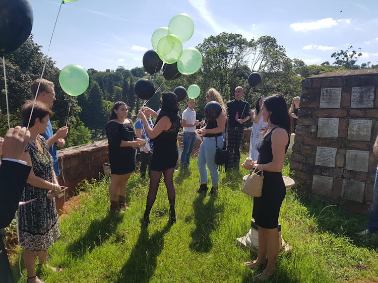 A private gathering of friends and family paid their final respects for slain Durban escort, Siam Lee.