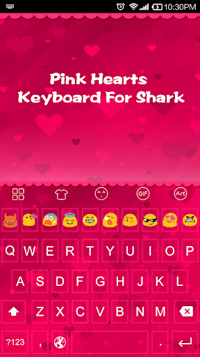 Pink Hearts -Kitty Keyboard