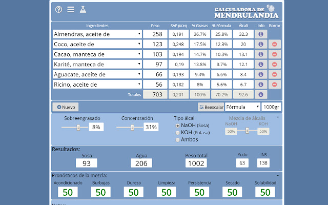 Calculadora de mendrulandia (Extensión)