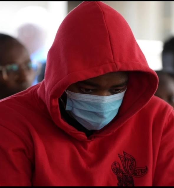 The suspect Lawrence Gitonga at the Makadara Law Court on March 7, 2024