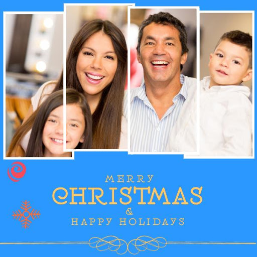 Screenshot Christmas Card Creator