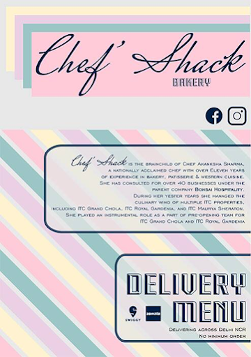 ChefShack menu 