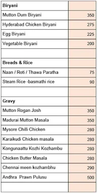 Flavours menu 3