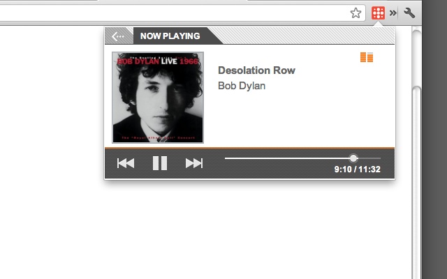 google play music chrome extension