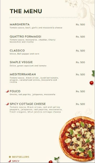 Neo's Pizzeria menu 1