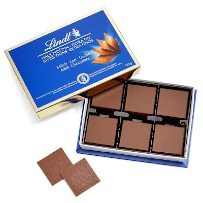 Lindt Chocolate - Swiss Thins Milk - 125 g