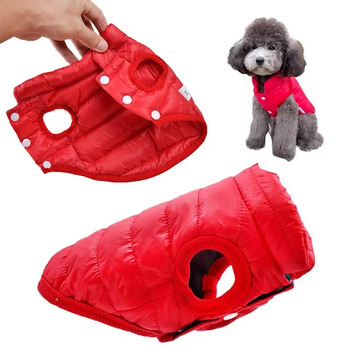 Small Dogs Clothes Winter Warm Pet Vest Puppy Coat for Chihuahua French Bulldog Outfit Yorkies Jacket Dog Accessories Ro