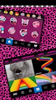 Glitter Pink Leopard Keyboard  Screenshot 5 of 5