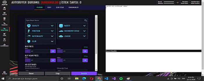 FUT exeSniper  Shortcuts & Autobuyer