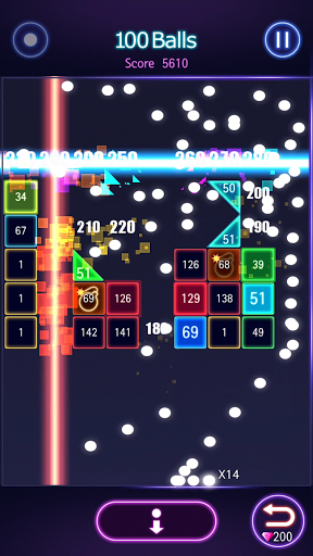 Screenshot Bricks Breaker Hit - Glow Ball