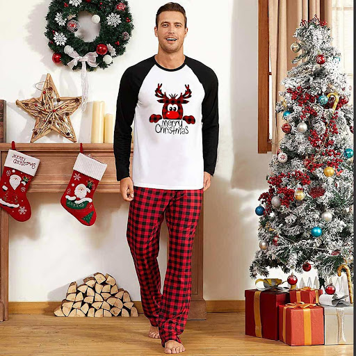 Title 3, Family Christmas Pajamas Matching Sets Christma...