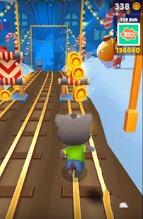 my talking cat run : surfer city police 1.0 APK + Mod (Unlimited money) for Android