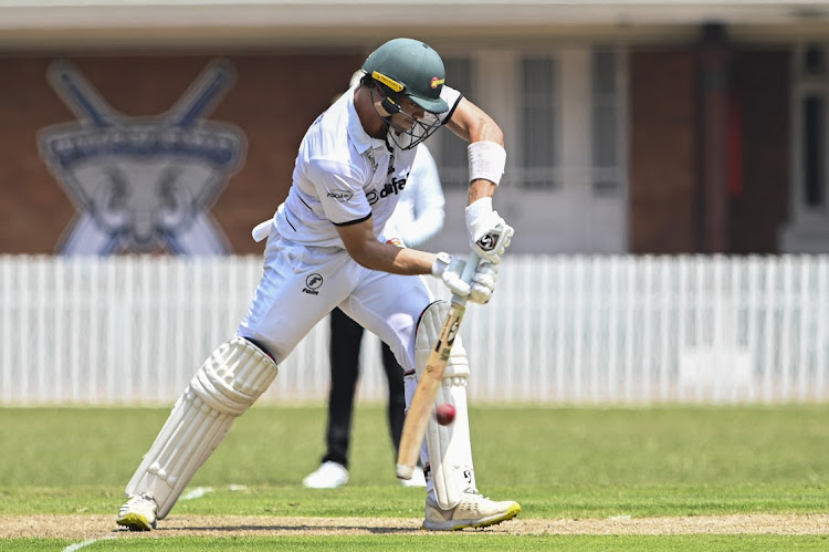 Tristan Stubbs of the Dafabet Warriors bats during the CSA Four-Day domestic series match between AET Tuskers and Dafabet Warriors at AET Pietermaritzburg Oval in Pietermaritzburg, February 22 2024. Picture: DARREN STEWART/GALLO IMAGES