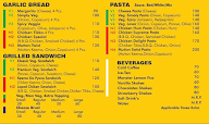 Mexican Pizza menu 2