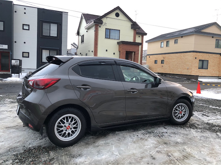 デミオの#mazdademio・チタニウムフラッシュマイカ・洗車した！・融雪剤落とし・Xmas Eveに関するカスタム事例の投稿画像2枚目