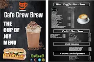 Cafe Crew Brew menu 1