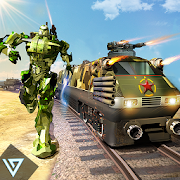 Transforming Robot Train US Army Train Shooter 1.3 Icon