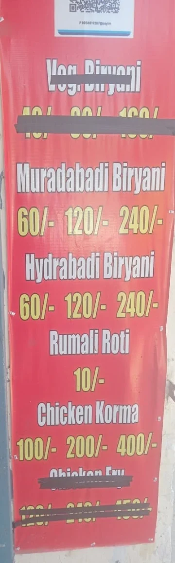 A1 Muradabadi & Hydrabadi Chicken Biryani menu 