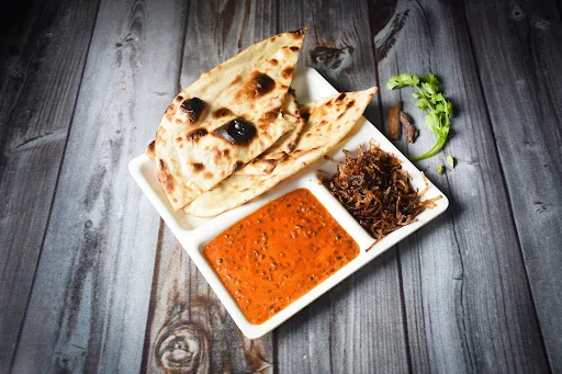 Dal Makhni +Aloo Bhujiya + Butter Naan.