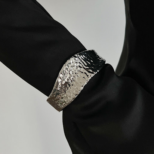 Title 4, Irregular Leaf Spring Bracelet Exaggerated Wide...