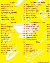 Pinch Of Spice menu 5