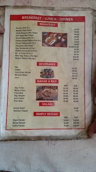 Aggarwal Sweets & Restaurant menu 2