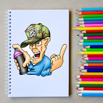 Cover Image of Unduh How to Draw Graffiti : Words and Characters FREE 1.0 APK
