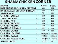 Hunny Chicken Corner menu 1