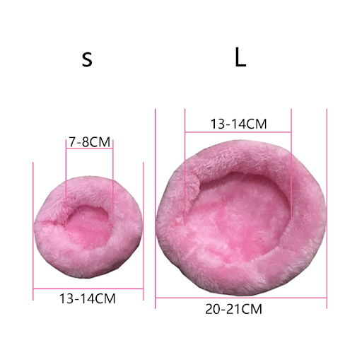 Pet Supply Winter Soft Fleece Guinea Pig Bed Small Animal Cage Mini Mat Hamster Rat Sleeping Bed Hamster Bed Sofa Hedgeh