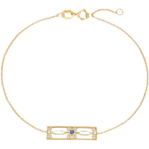 Title 4, S925 Sterling Silver Gold-plated Quadrilateral ...