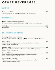 Blue Tokai Coffee Roasters menu 1