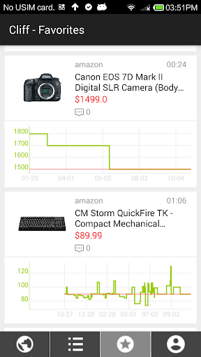 Cliff - Price Tracker