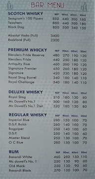 Chandani menu 1