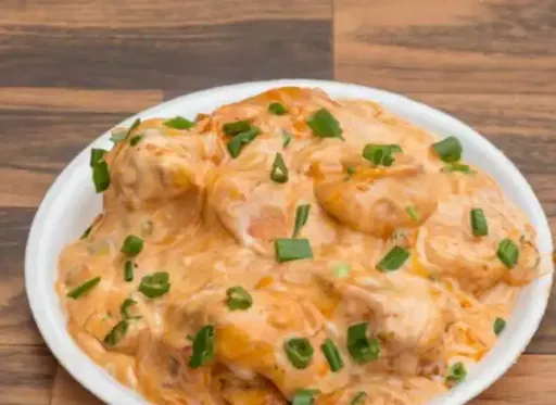 Creamy Chicken Momos [4 Pieces]