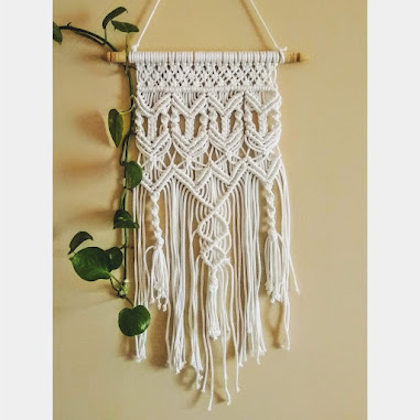 Macrame Dream Catcher Wall Hanging