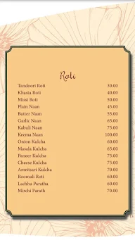 Narula's Restaurant menu 3