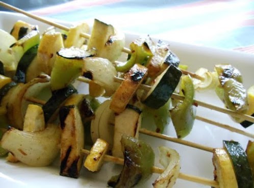 Grilled Vegetables with a Tangy Sauce