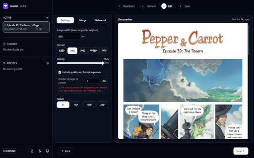 ToonKit: Manhwa & Manga Archive Tool screenshot 3